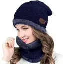 Woolen Cap & Muffler for Men & Women | Beanie Cap for Winter | Woolen Topaa | Winter Cap | Head & Neck Warmer | Soft and Warm Woolen Skull Beanie